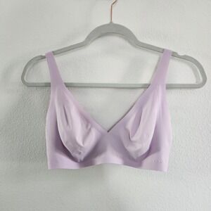 SKIMS Fits Everybody Triangle Bralette Lavender Purple Size M-DD Wireless Bra
